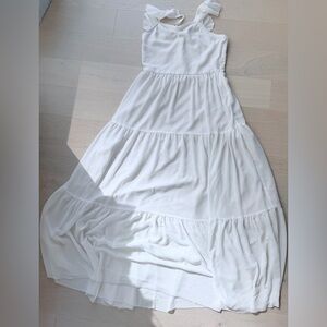 Size 14 joyfolie White Tiered Maxi Dress